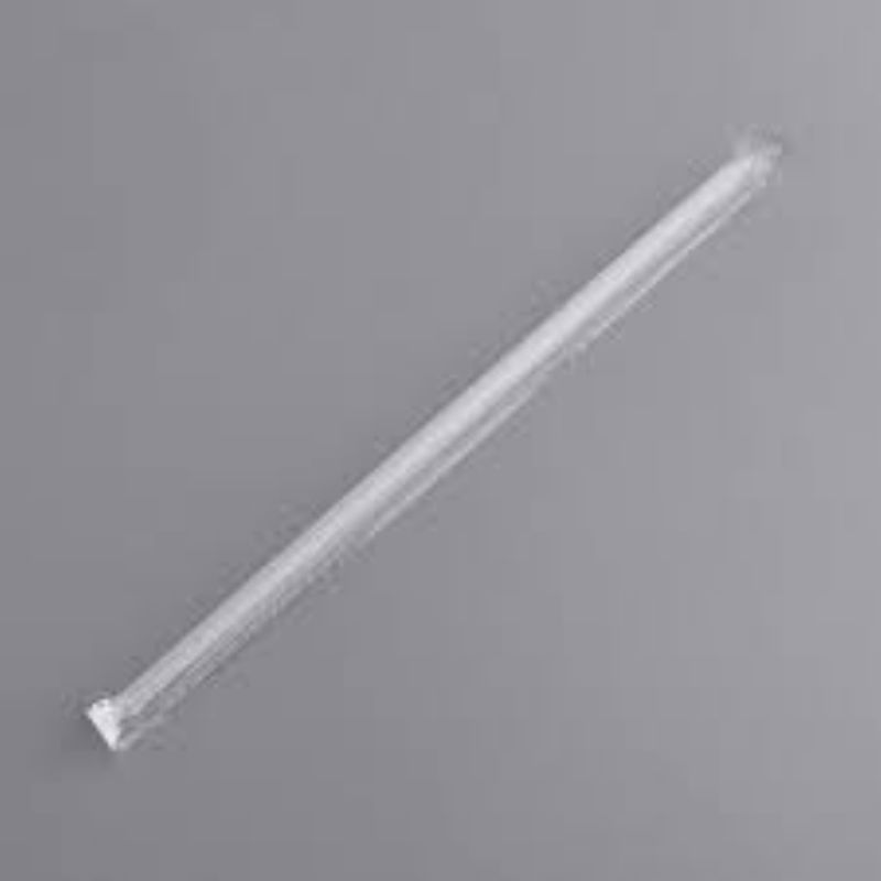 STRAW JUMBO TRANS WRAPPED 10