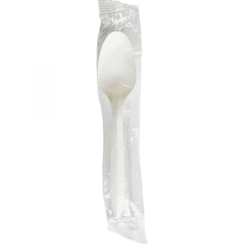 SPOON PLASTIC MEDIUM WRAPPED