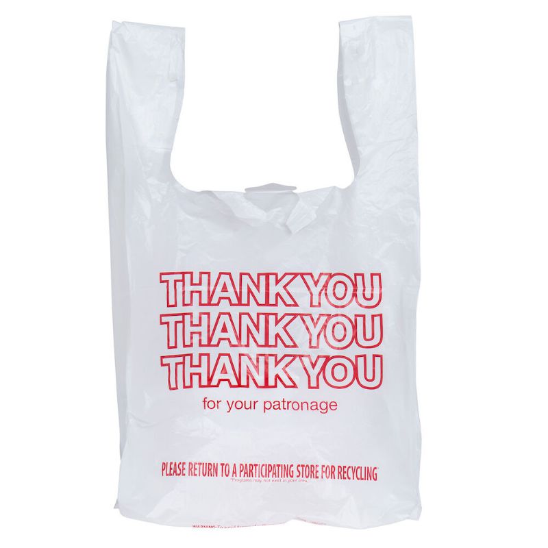 BAG T SHIRT THANK YOU PLASTIC