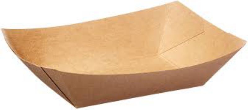 TRAY PAPER FOOD NATURAL 2#