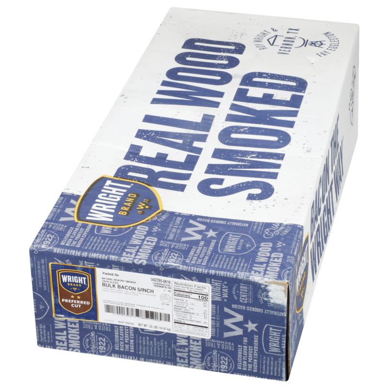 BACON X-THICK 5 SLC INCH 10-14 CT/LB