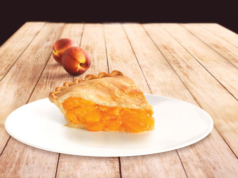 PIE PEACH UNBAKED 10 INCH