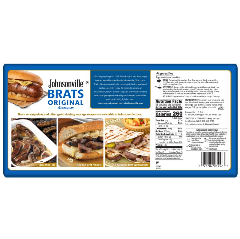 BRATWURST RAW ORIGINAL 4 1