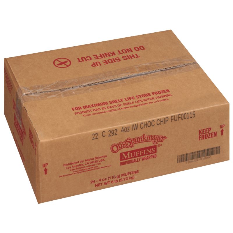 MUFFIN CHOCOLATE CHIP I/W 4 OZ