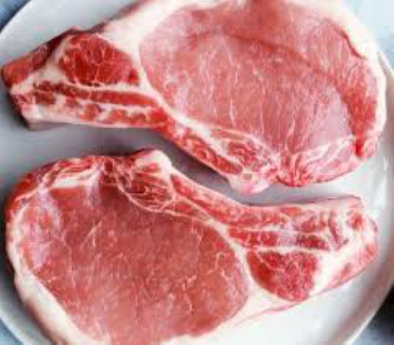 PORK RIB CHOP RAW BONE IN