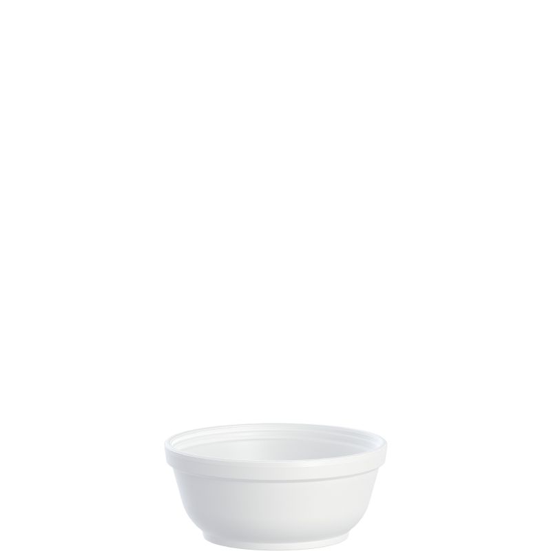 BOWL FOAM WHITE 8 OZ