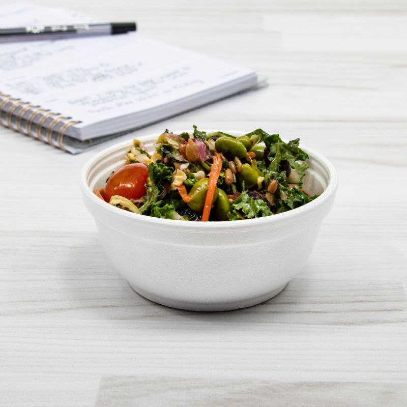 BOWL FOAM WHITE 8 OZ