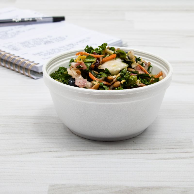 BOWL FOAM WHITE 12 OZ