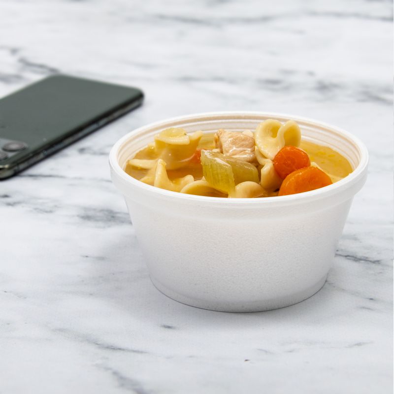 CONTAINER FOAM SQUAT 8 OZ