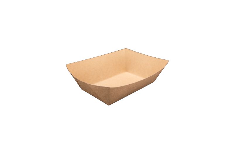 TRAY PAPER FOOD KRAFT 3#