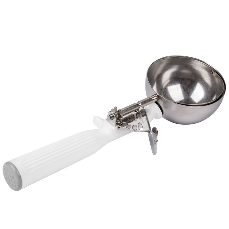 DISHER #6 S/S WHITE HANDLE 5.33 OZ