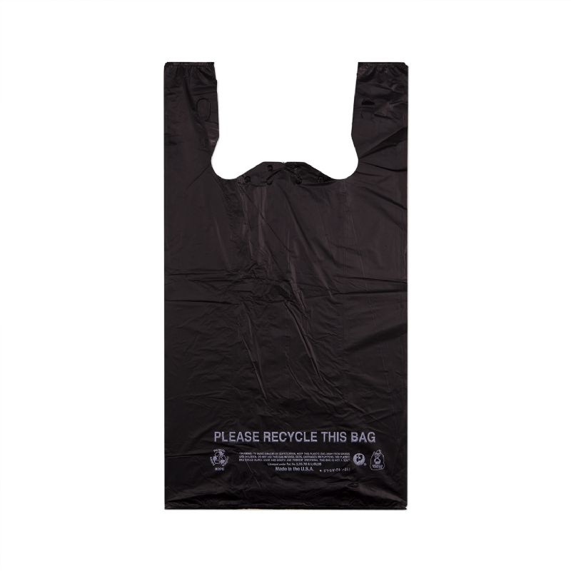BAG T SHIRT THANK YOU BLACK