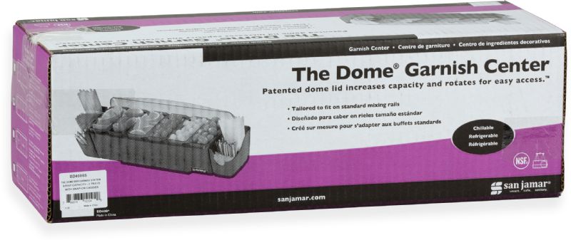 CONTAINER DOME GARNISH CENTER 5 COMP