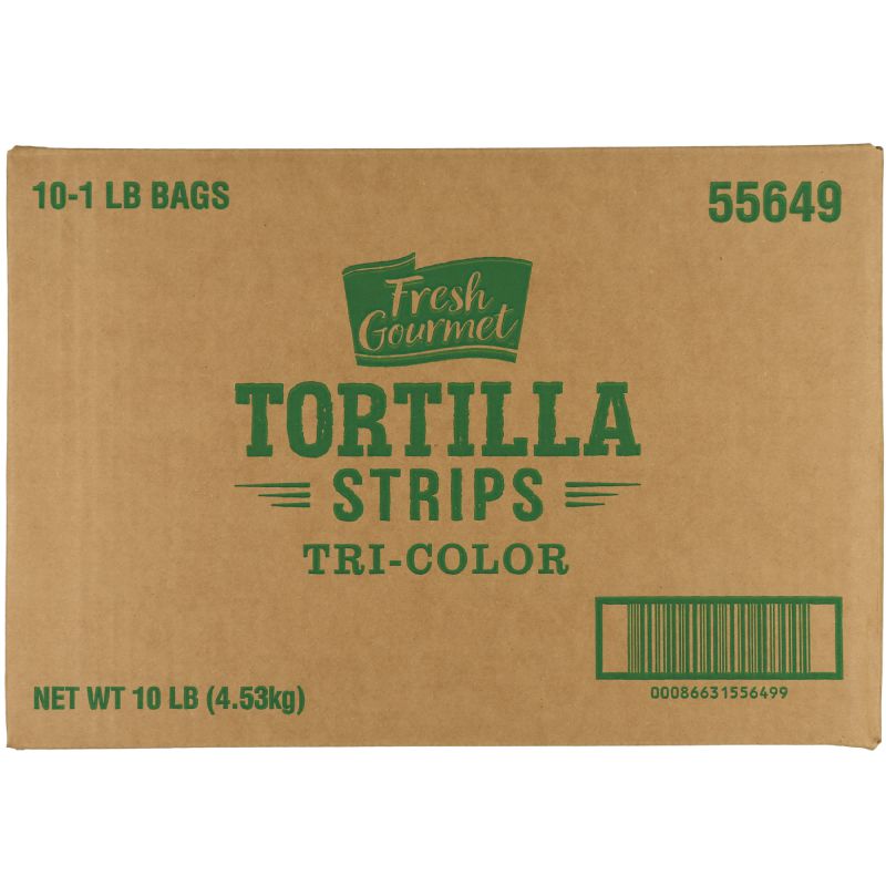 TORTILLA STRIP TRI COLOR