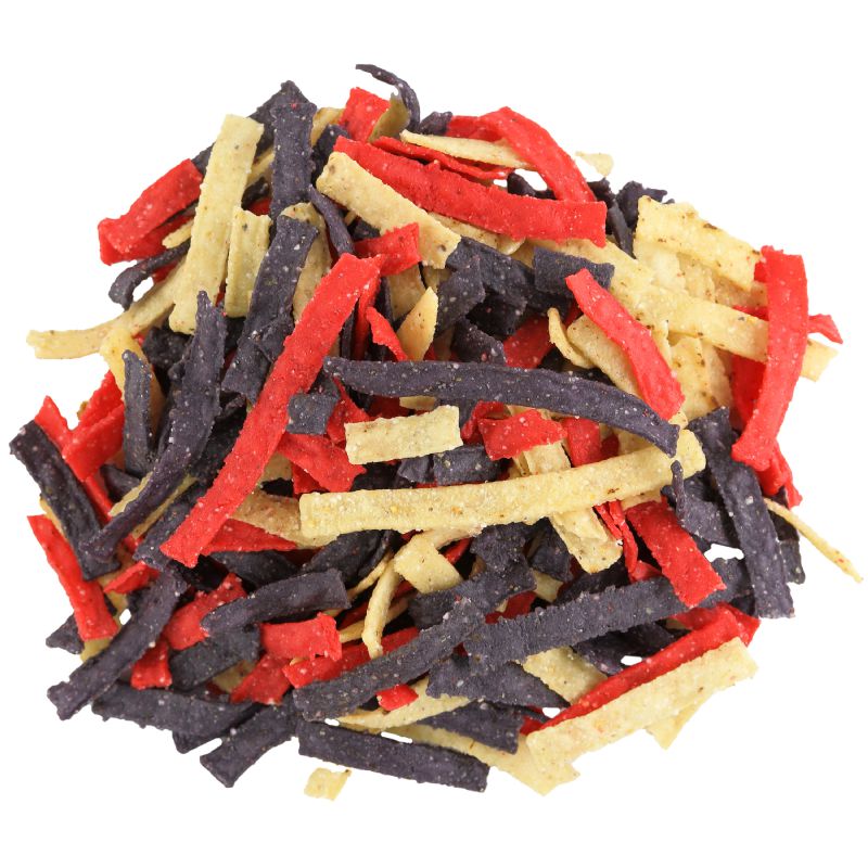 TORTILLA STRIP TRI COLOR