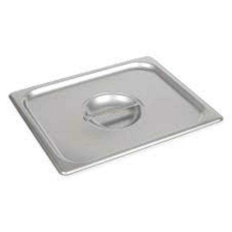 COVER PAN SOLID S/S W/HDL 1/2 SIZE