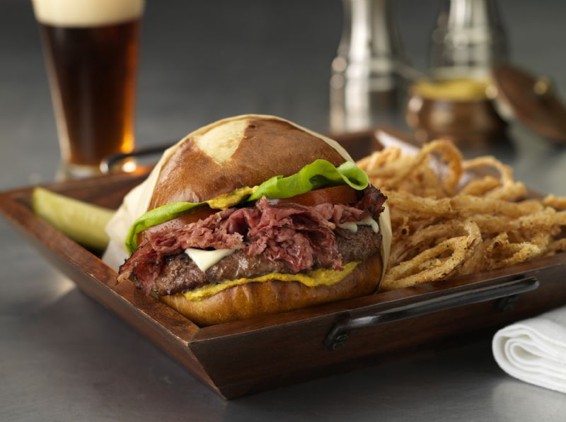 BEEF PATTY TNT SEASONED 75/25 4-1