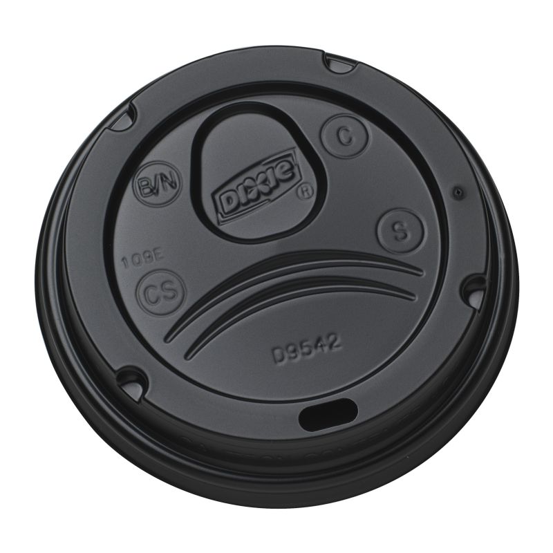 LID TRAVELER BLACK 12-20 OZ
