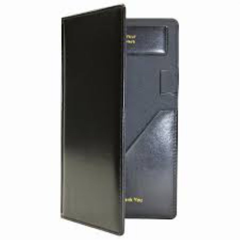 CHECK PRESENTER BLACK 5"X9