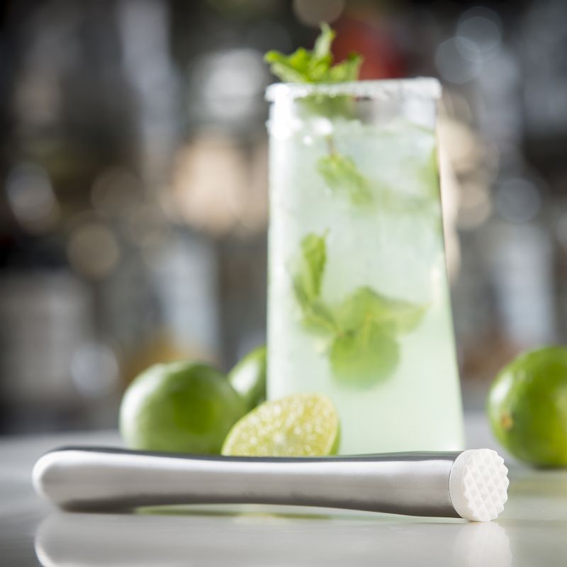 MUDDLER S/S W/PLASTIC TIP 8-3/4