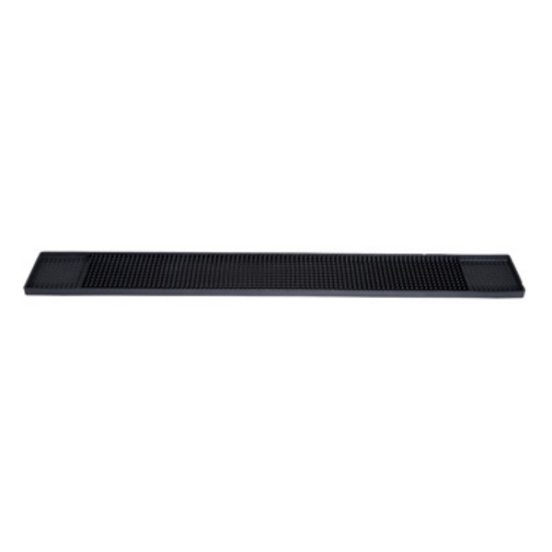 MAT BAR SPILL RAIL BLACK 27X3-1/4