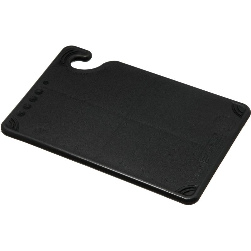 CUTTING BOARD BLACK ANTI-SLIP 6X9