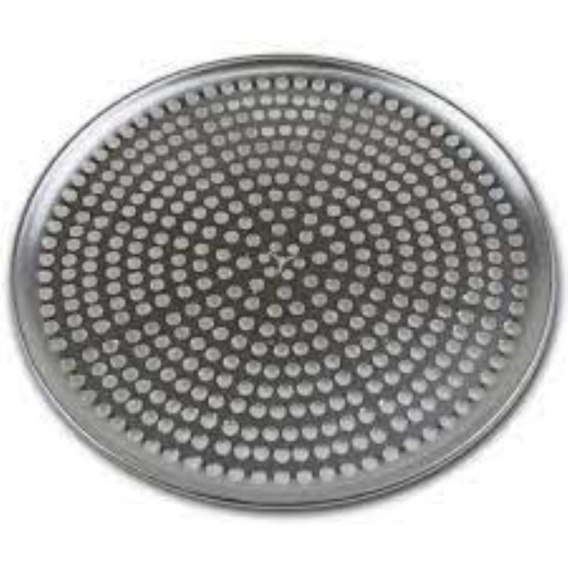 PAN PIZZA ALUM PERF 12" 1MM THICK