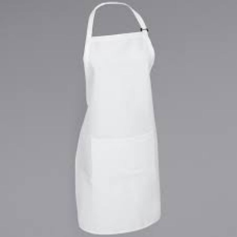 APRON BIB GENESIS WHITE 33X23