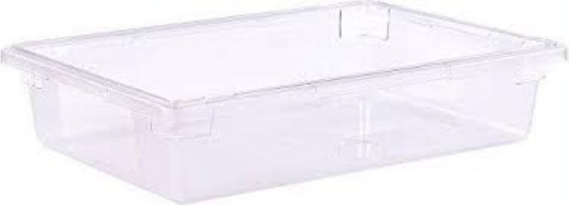 BOX FOOD PLASTIC FULL SZ CLR 8.5 GAL