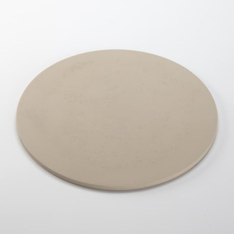 PIZZA BAKING STONE ROUND CERAMIC 15"X3/8"H