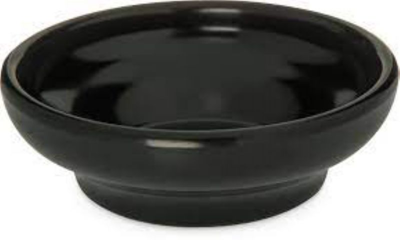 DISH SALSA BLACK STACKABLE 5 OZ