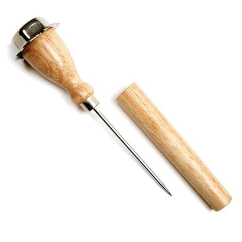 ICE PICK WOOD HANDLE 7"L
