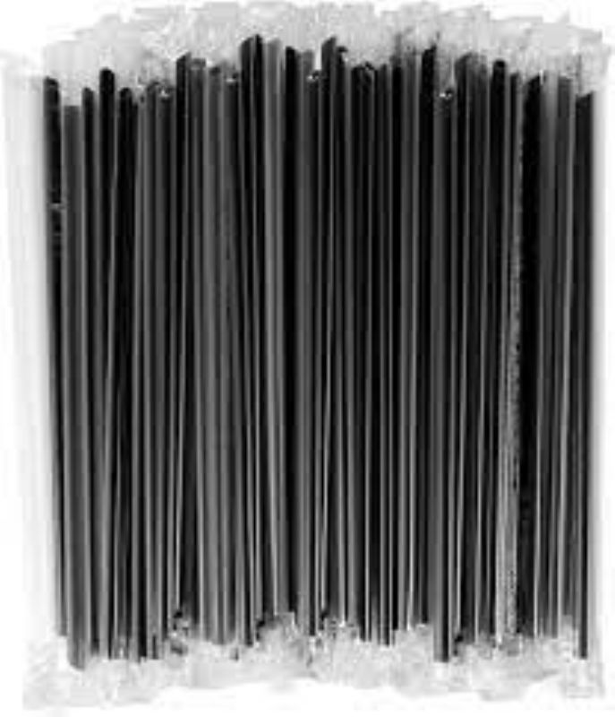 STRAW BLACK WRAPPED 7.75