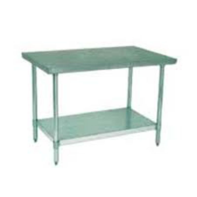 TABLE WORK 60X24 SS TOP GALV BASE