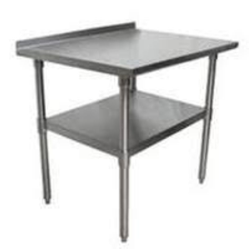 TABLE WORK 36X30 SS TOP GALV BASE