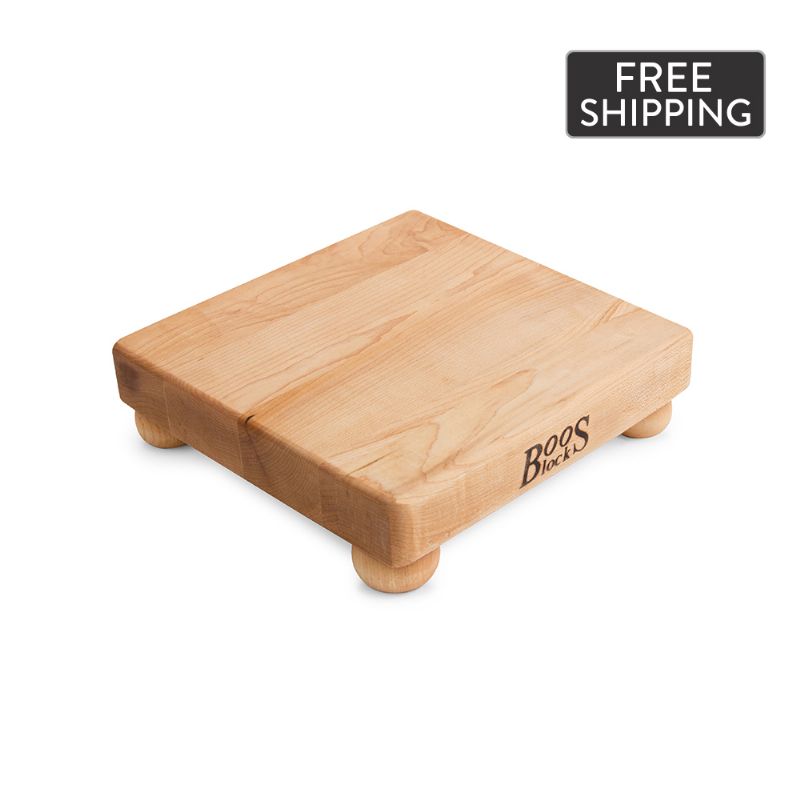 CUTTING BOARD W/BUN FEET 12X12X1.5