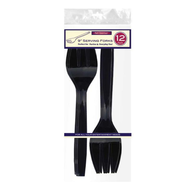 FORK SERVING BLACK 9