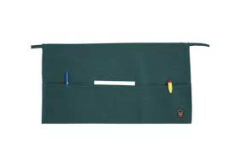 APRON WAIST 3 POCKET GREEN POLYBLEND