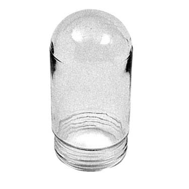 GLASS GLOBE COATED(CLEAR)FOR HOODS/WALK-IN