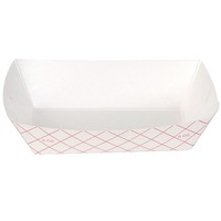 TRAY PAPER FOOD PLAID #40 6 OZ 1000 CT