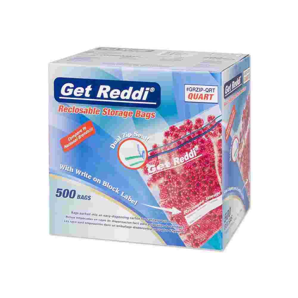 RECLOSABLE BAG 7 X 8 CLEAR 1.75 MI, 500/CS
