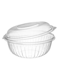 BOWL PLASTIC CLEAR HINGED DOME 32 OZ 150 CT