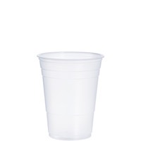 CUP PLASTIC 16OZ TRANSLUCENT 1000/CS 50/PK
