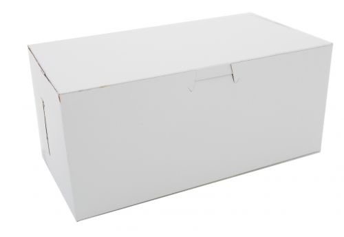 BOX CAKE DONUT WHITE 250 CT