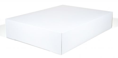 BOX CAKE 1/2 SHEET WHITE 50 CT