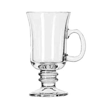 GLASS MUG IRISH COFFEE W/HANDLE 8 OZ 2 DOZ./CASE