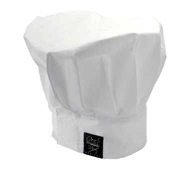 CHEF HAT WHITE 13 TALL ADJUSTABLE VELCRO