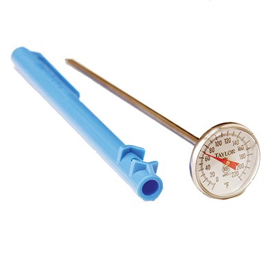 THERMOMETER BI-THERM 1 DIAL 5 S/S STEM 0/220