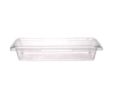 FOOD BOX 12X18X3.5 CLEAR POLYCARBONATE