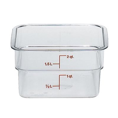 CAMSQUARE CONTAINER 2 QT CLEAR